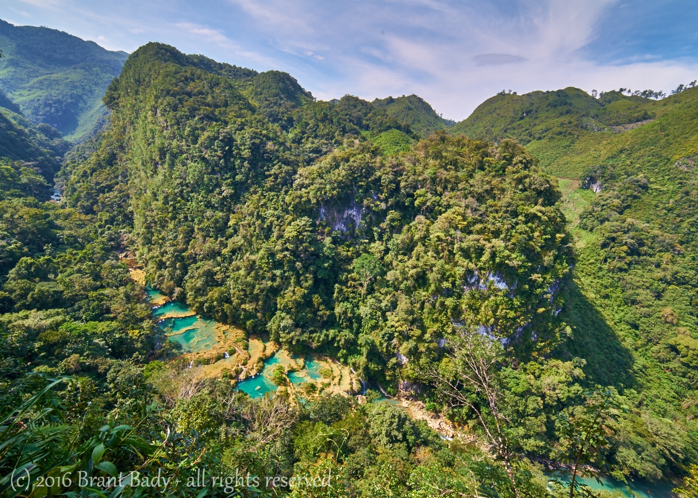 Semuc Champey - View from Observation Platform